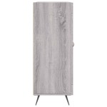 vidaXL Servantă, gri sonoma, 69,5x34x90 cm, lemn compozit