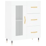 vidaXL Servantă, alb, 69,5x34x90 cm, lemn compozit