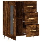vidaXL Servantă, stejar fumuriu, 69,5x34x90 cm, lemn compozit vidaXL Servantă, stejar fumuriu, 69,5x34x90 cm, lemn compozit