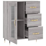 vidaXL Servantă, gri sonoma, 69,5x34x90 cm, lemn compozit