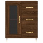 vidaXL Servantă, stejar maro, 69,5x34x90 cm, lemn prelucrat