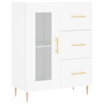 vidaXL Servantă, alb, 69,5x34x90 cm, lemn compozit