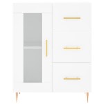 vidaXL Servantă, alb, 69,5x34x90 cm, lemn compozit