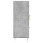 vidaXL Servantă, gri beton, 69,5x34x90 cm, lemn compozit
