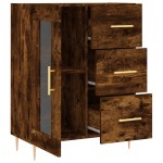 vidaXL Servantă, stejar fumuriu, 69,5x34x90 cm, lemn compozit vidaXL Servantă, stejar fumuriu, 69,5x34x90 cm, lemn compozit