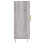 vidaXL Servantă, gri sonoma, 69,5x34x90 cm, lemn compozit