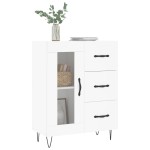 vidaXL Servantă, alb, 69,5x34x90 cm, lemn compozit vidaXL Servantă, alb, 69,5x34x90 cm, lemn compozit