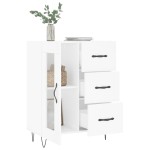 vidaXL Servantă, alb, 69,5x34x90 cm, lemn compozit vidaXL Servantă, alb, 69,5x34x90 cm, lemn compozit