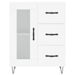 vidaXL Servantă, alb, 69,5x34x90 cm, lemn compozit vidaXL Servantă, alb, 69,5x34x90 cm, lemn compozit