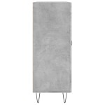 vidaXL Servantă, gri beton, 69,5x34x90 cm, lemn compozit vidaXL Servantă, gri beton, 69,5x34x90 cm, lemn compozit