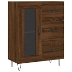 vidaXL Servantă, stejar maro, 69,5x34x90 cm, lemn prelucrat