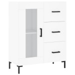 vidaXL Servantă, alb, 69,5x34x90 cm, lemn compozit vidaXL Servantă, alb, 69,5x34x90 cm, lemn compozit