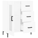 vidaXL Servantă, alb, 69,5x34x90 cm, lemn compozit vidaXL Servantă, alb, 69,5x34x90 cm, lemn compozit