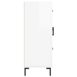 vidaXL Servantă, alb extralucios, 69,5x34x90 cm, lemn compozit vidaXL Servantă, alb extralucios, 69,5x34x90 cm, lemn compozit