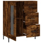 vidaXL Servantă, stejar fumuriu, 69,5x34x90 cm, lemn compozit vidaXL Servantă, stejar fumuriu, 69,5x34x90 cm, lemn compozit