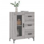 vidaXL Servantă, gri sonoma, 69,5x34x90 cm, lemn compozit vidaXL Servantă, gri sonoma, 69,5x34x90 cm, lemn compozit
