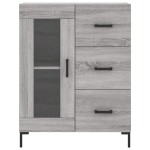 vidaXL Servantă, gri sonoma, 69,5x34x90 cm, lemn compozit vidaXL Servantă, gri sonoma, 69,5x34x90 cm, lemn compozit