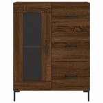 vidaXL Servantă, stejar maro, 69,5x34x90 cm, lemn prelucrat
