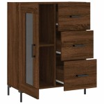 vidaXL Servantă, stejar maro, 69,5x34x90 cm, lemn prelucrat