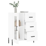 vidaXL Servantă, alb, 69,5x34x90 cm, lemn compozit vidaXL Servantă, alb, 69,5x34x90 cm, lemn compozit