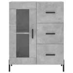 vidaXL Servantă, gri beton, 69,5x34x90 cm, lemn compozit vidaXL Servantă, gri beton, 69,5x34x90 cm, lemn compozit