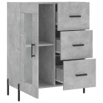 vidaXL Servantă, gri beton, 69,5x34x90 cm, lemn compozit vidaXL Servantă, gri beton, 69,5x34x90 cm, lemn compozit