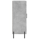 vidaXL Servantă, gri beton, 69,5x34x90 cm, lemn compozit vidaXL Servantă, gri beton, 69,5x34x90 cm, lemn compozit