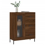 vidaXL Servantă, stejar maro, 69,5x34x90 cm, lemn prelucrat