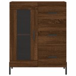vidaXL Servantă, stejar maro, 69,5x34x90 cm, lemn prelucrat