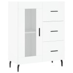 vidaXL Servantă, alb, 69,5x34x90 cm, lemn compozit