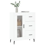 vidaXL Servantă, alb, 69,5x34x90 cm, lemn compozit