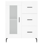 vidaXL Servantă, alb, 69,5x34x90 cm, lemn compozit