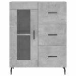 vidaXL Servantă, gri beton, 69,5x34x90 cm, lemn compozit vidaXL Servantă, gri beton, 69,5x34x90 cm, lemn compozit