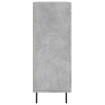 vidaXL Servantă, gri beton, 69,5x34x90 cm, lemn compozit vidaXL Servantă, gri beton, 69,5x34x90 cm, lemn compozit