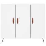 vidaXL Dulap, alb, 90x34x80 cm, lemn compozit