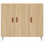 vidaXL Dulap, stejar sonoma, 90x34x80 cm, lemn compozit