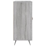 vidaXL Dulap, gri sonoma, 90x34x80 cm, lemn compozit