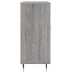vidaXL Dulap, gri sonoma, 90x34x80 cm, lemn compozit vidaXL Dulap, gri sonoma, 90x34x80 cm, lemn compozit