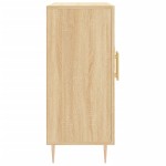 vidaXL Dulap, stejar sonoma, 90x34x80 cm, lemn compozit