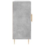 vidaXL Dulap, gri beton, 90x34x80 cm, lemn compozit