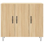 vidaXL Dulap, stejar sonoma, 90x34x80 cm, lemn compozit