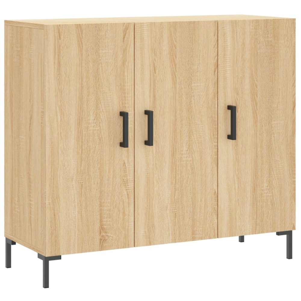 vidaXL Dulap, stejar sonoma, 90x34x80 cm, lemn compozit