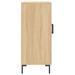 vidaXL Dulap, stejar sonoma, 90x34x80 cm, lemn compozit