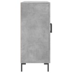 vidaXL Dulap, gri beton, 90x34x80 cm, lemn compozit vidaXL Dulap, gri beton, 90x34x80 cm, lemn compozit