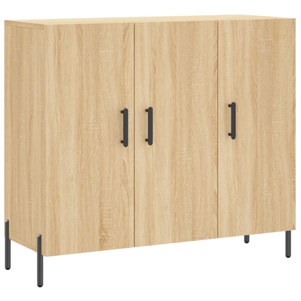 vidaXL Dulap, stejar sonoma, 90x34x80 cm, lemn compozit