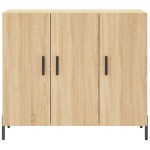vidaXL Dulap, stejar sonoma, 90x34x80 cm, lemn compozit