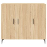 vidaXL Dulap, stejar sonoma, 90x34x80 cm, lemn compozit