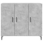 vidaXL Dulap, gri beton, 90x34x80 cm, lemn compozit vidaXL Dulap, gri beton, 90x34x80 cm, lemn compozit