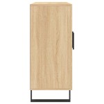 vidaXL Dulap, stejar sonoma, 90x34x80 cm, lemn compozit