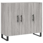 vidaXL Dulap, gri sonoma, 90x34x80 cm, lemn compozit